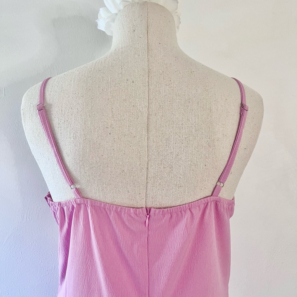 size L - bubblegum pink mini bow dress - Picture 9 of 9